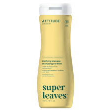 Attitude Super Leaves šampūns matu attīrīšanai un spīdumam ar citrona lapu ekstraktu un balto tēju, 473ml